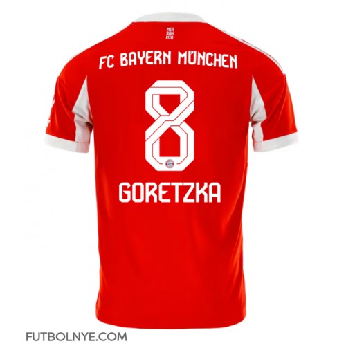 Camiseta Bayern Munich Leon Goretzka #8 Primera Equipación 2025-26 manga corta Camiseta Bayern Munich Leon Goretzka #8 Primera Equipación 2025-26 manga corta